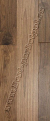 Орех Американский под лаком/Натур (доска однополосная) ― Ламинат, паркетная доска, межкомнатные двери